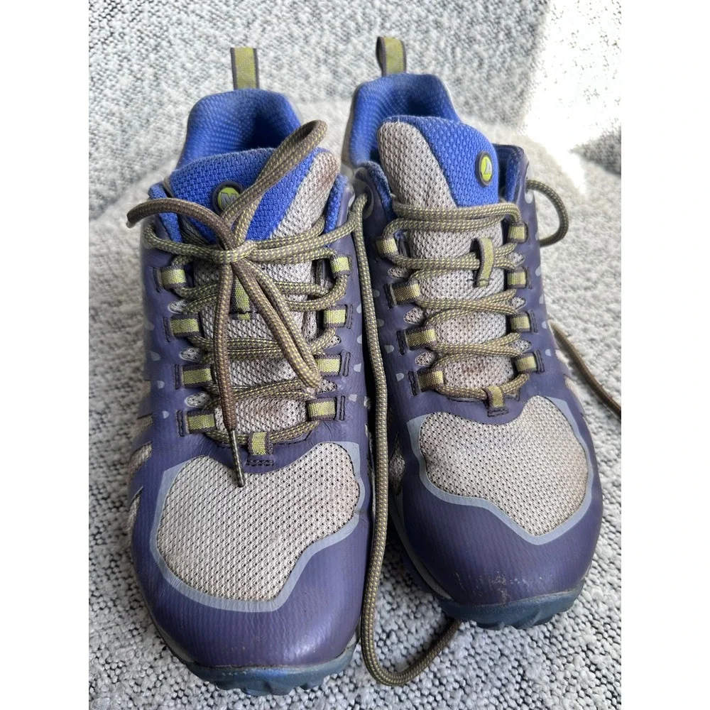 Merrell Siren Edge Q2 Purple Grey Hiking Shoes Womens 8 J41324